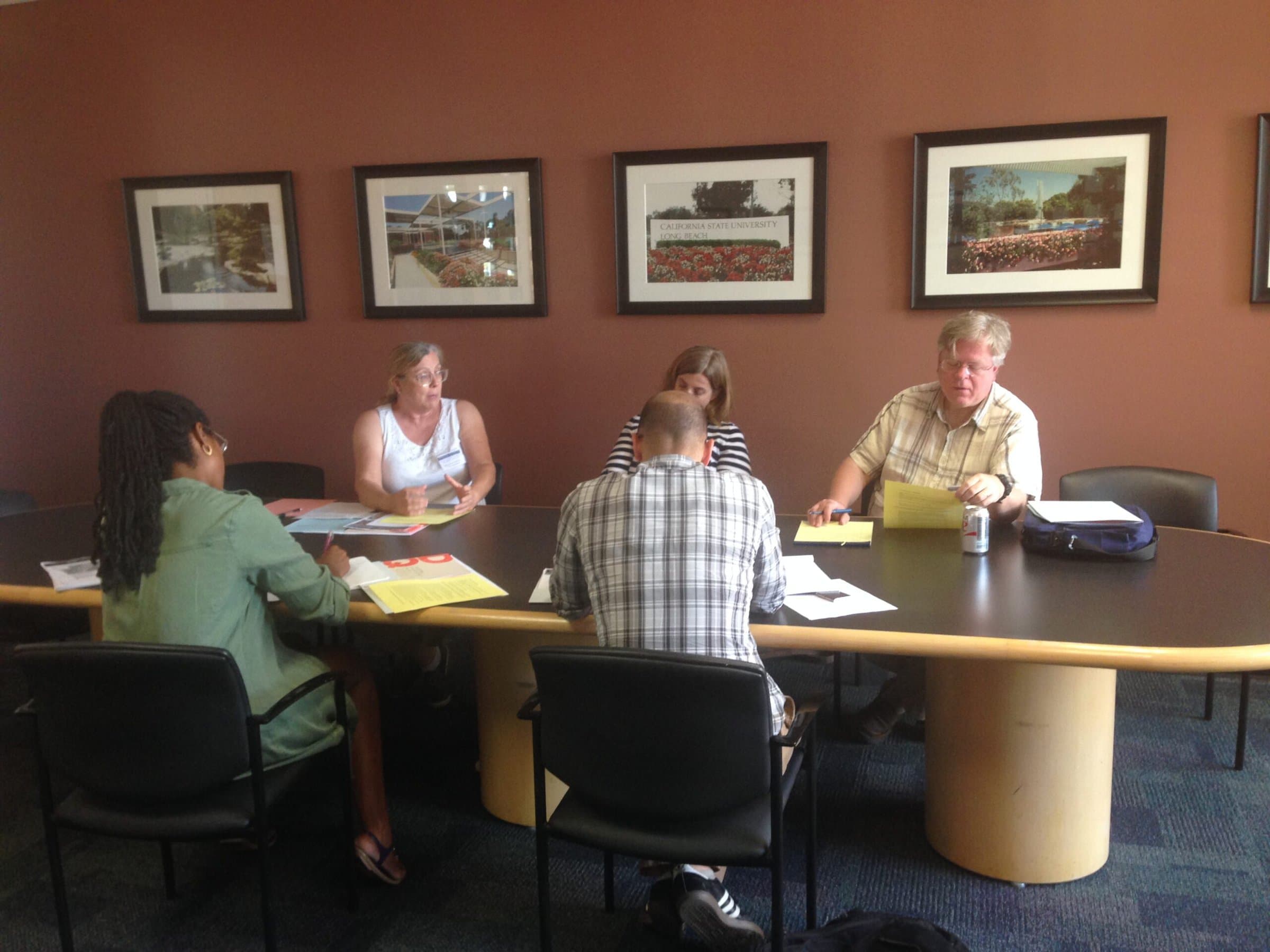 A breakout discussion at the Southern California Tuning Workshop in Long Beach, October 9, 2015. Credit: Emily Swafford.